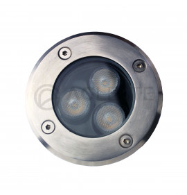 Spot Balizador de led chão piso Branco Frio  - Iluminamax 